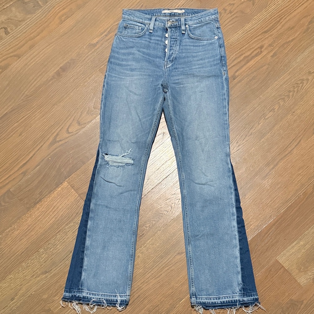 HUDSON Blue Distressed Women's Jeans